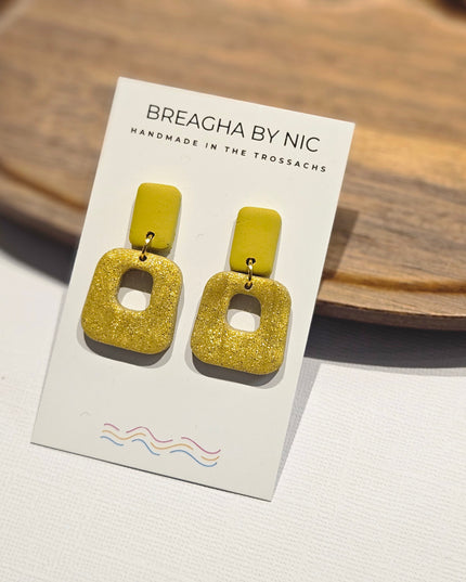BESSIE Earrings - Soft Squares BESSIE12