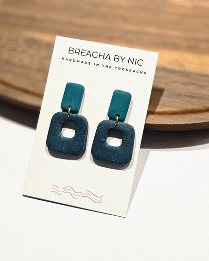BESSIE Earrings - Soft Squares BESSIE10