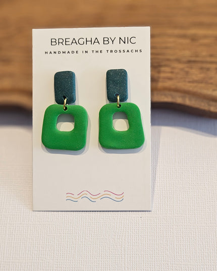BESSIE Earrings - Soft Squares BESSIE09
