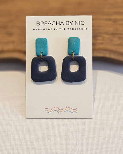 BESSIE Earrings - Soft Squares BESSIE06