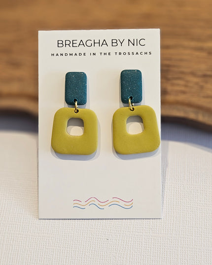 BESSIE Earrings - Soft Squares BESSIE05