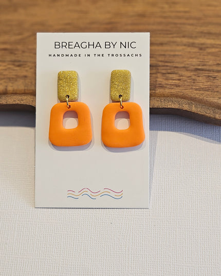 BESSIE Earrings - Soft Squares BESSIE02