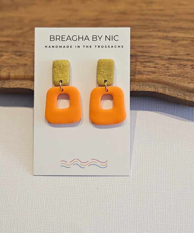BESSIE Earrings - Soft Squares BESSIE02