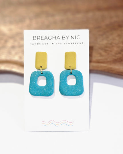 BESSIE Earrings - Soft Squares BESSIE01