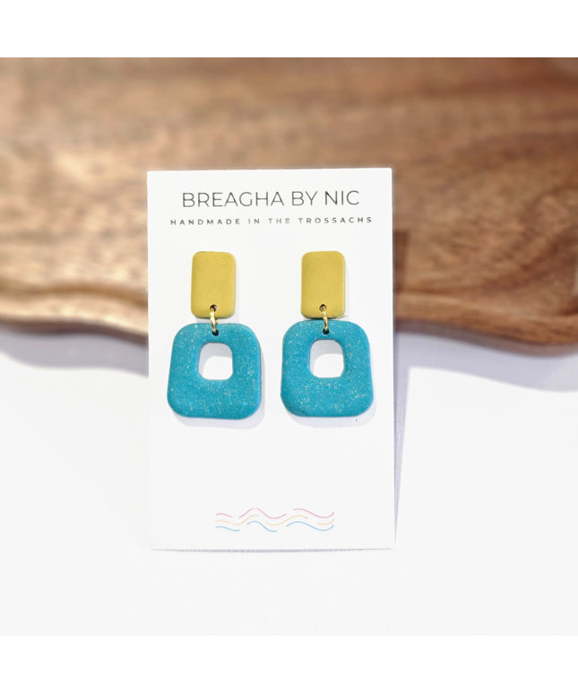 BESSIE Earrings - Soft Squares BESSIE01