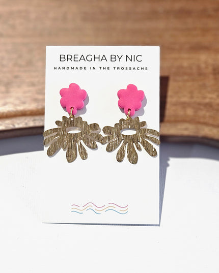 LOISA Earrings - Flair Bold Pink