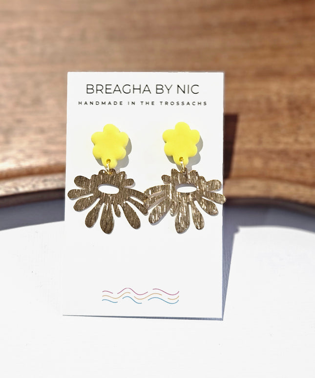 LOISA Earrings - Flair Yellow