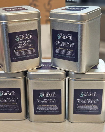 Grace Chocolates - Chocolate Cinder Toffee Tins