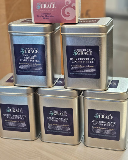 Grace Chocolates - Chocolate Cinder Toffee Tins