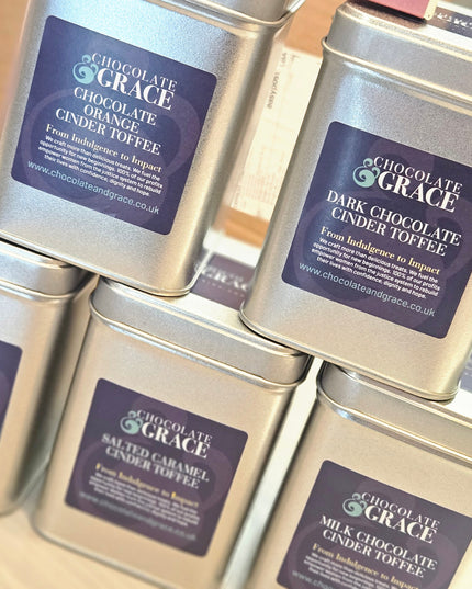 Grace Chocolates - Chocolate Cinder Toffee Tins