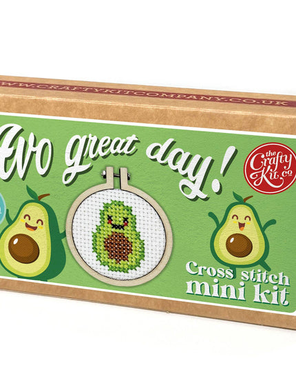 'Avo Great Day!' Mini Matchbox Cross Stitch Kit