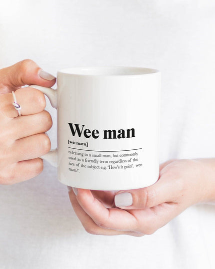 Wee Man ** Scots Saying Mug