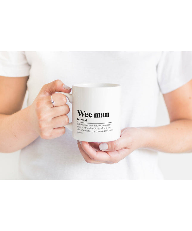 Wee Man ** Scots Saying Mug