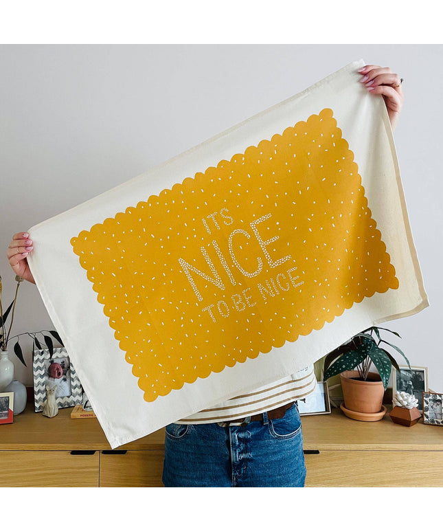 It's Nice to be Nice - Tea Towel