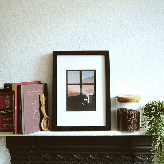 First Coffee Of The Day / A4 Print