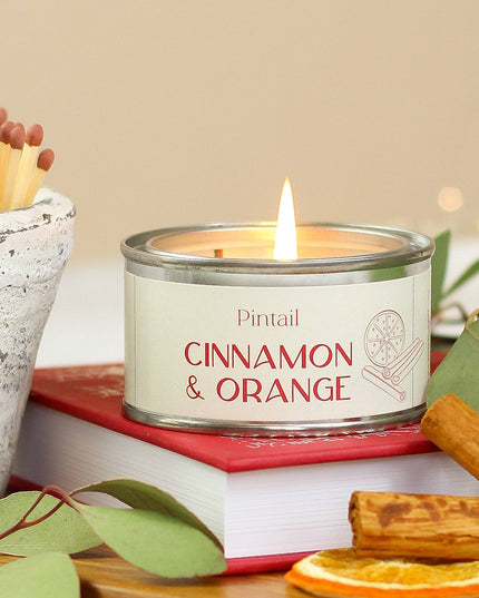 Cinnamon & Orange Paint Pot Candle I Small Tin