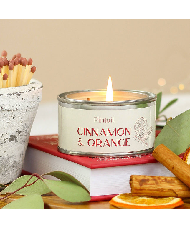 Cinnamon & Orange Paint Pot Candle I Small Tin