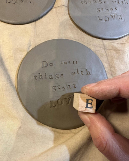 Do Small Things with great Love - trinket dish