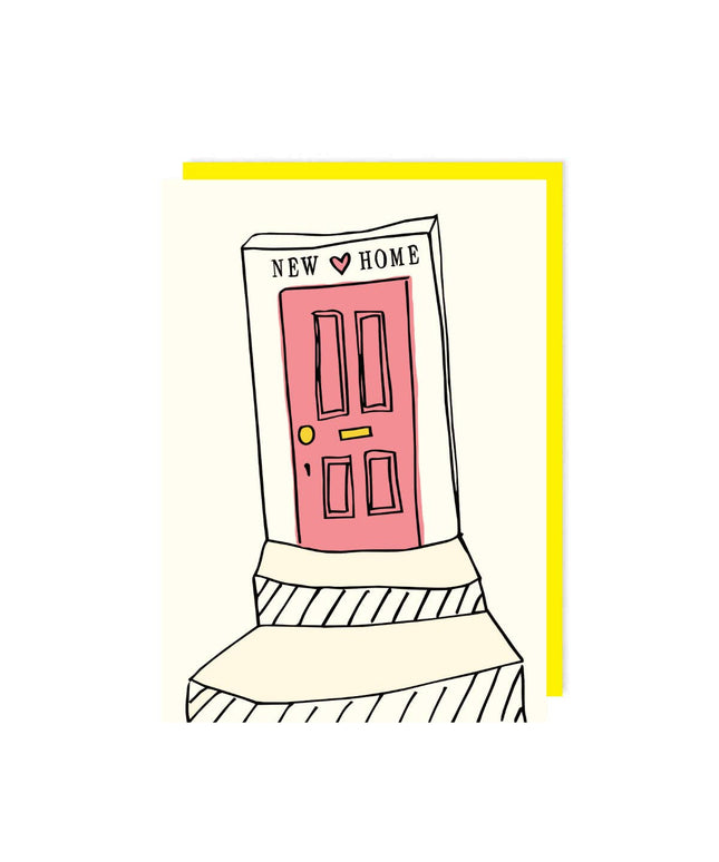 New Home Front Door - Greeting Card