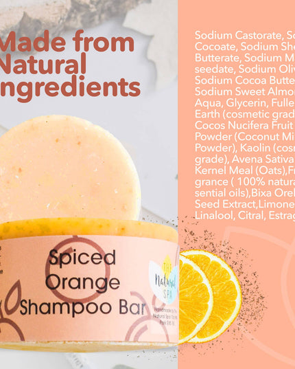 Spiced Orange Natural Shampoo Bar
