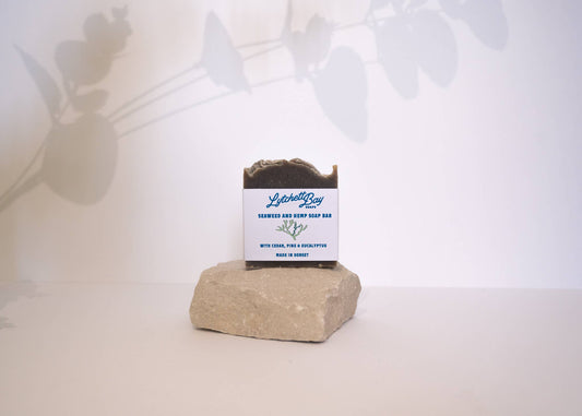 Seaweed & Hemp Soap Bar with Cedar, Pine and Eucalyptus Oil