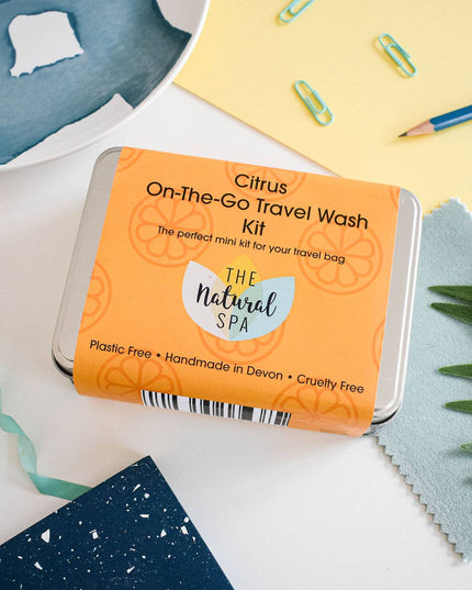 Citrus Mini "On-The-Go" Travel Wash kit - gift set
