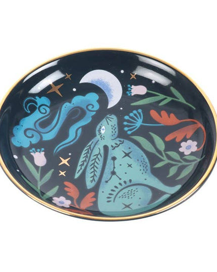 Mystical Midnight Hare Trinket Dish