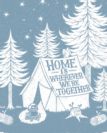 Home Together Camping Print