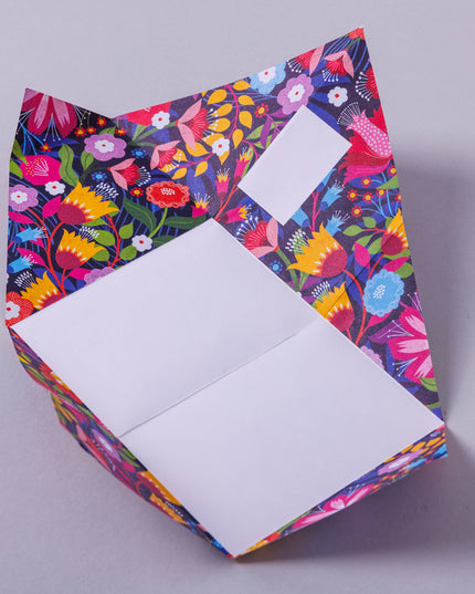 Floral Fantasia Pigeon * Botanical Folding Letter Writing * Pack of 6