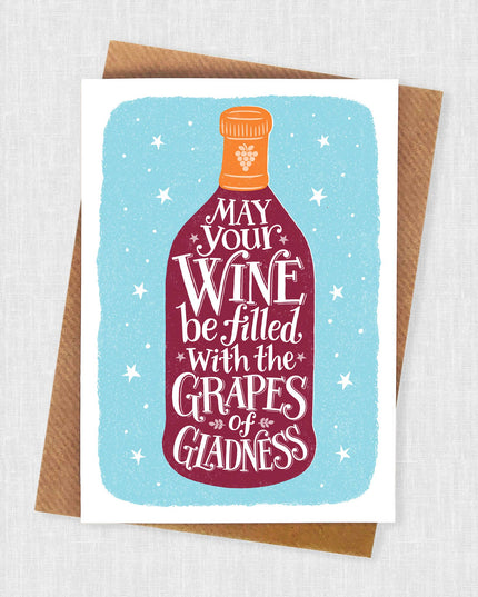 Funny Wine Quote Card