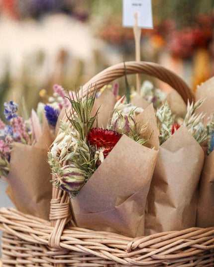 Mini Dried Flower Colourful Bouquet