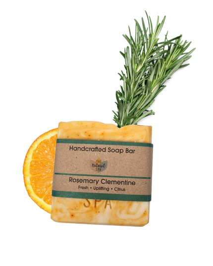 Rosemary Clementine Cold Process Soap bar- Palm Free - Vegan
