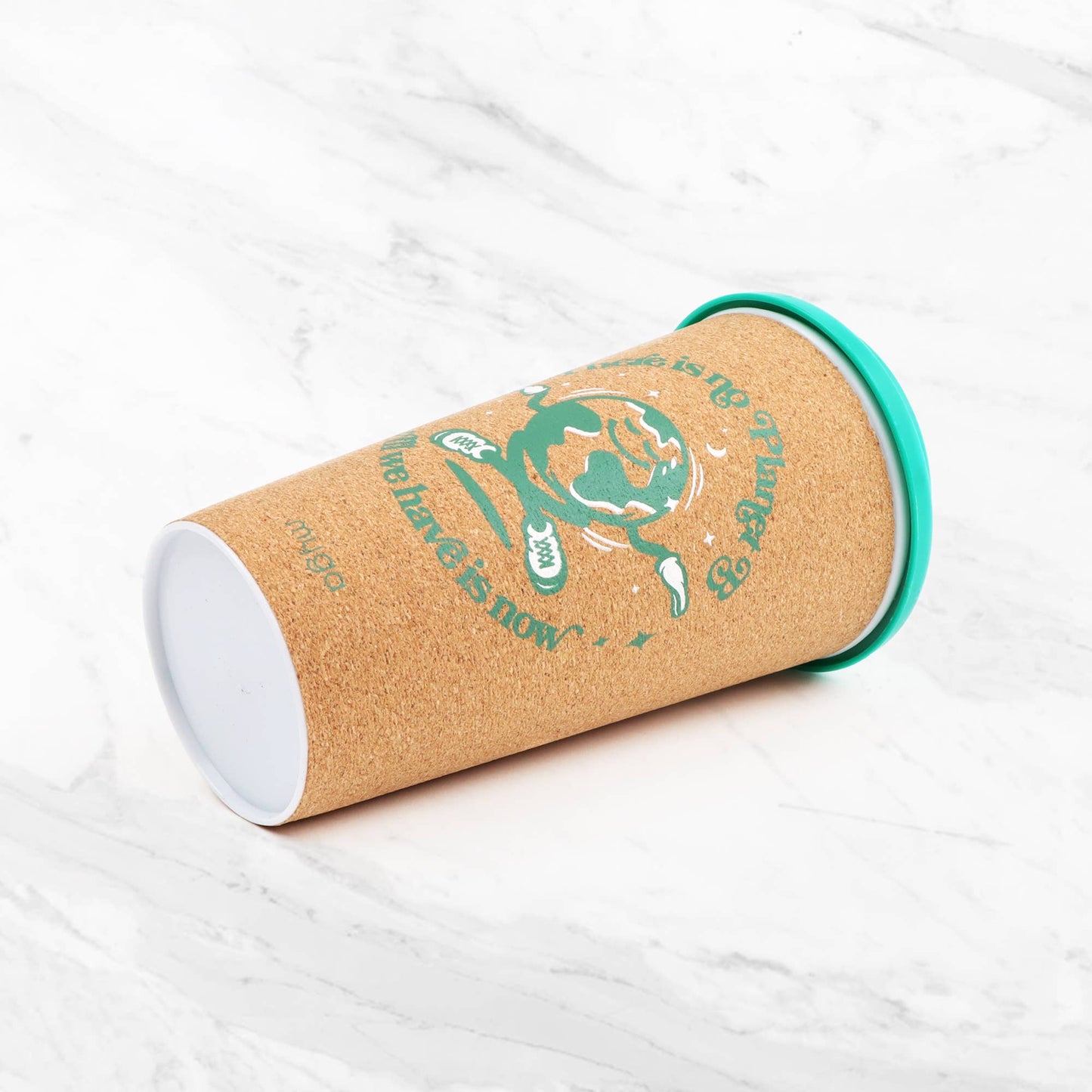 Double-Walled Cork Travel Cup -  Planet B