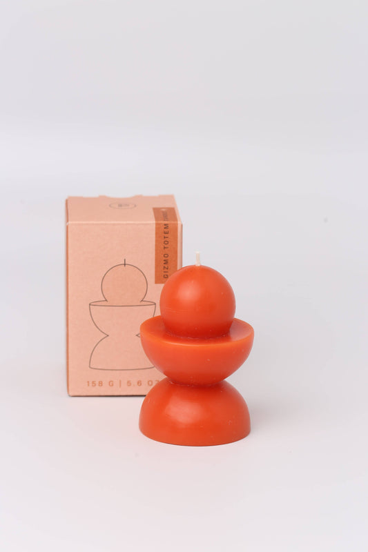 Paddywax Totem Candle - Red Orange - Gizmo