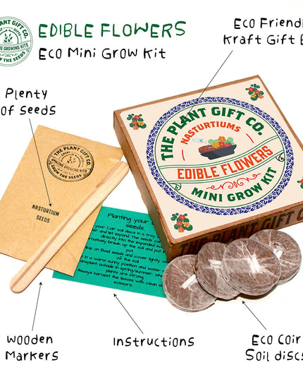 Edible Flowers Eco Grow Kit