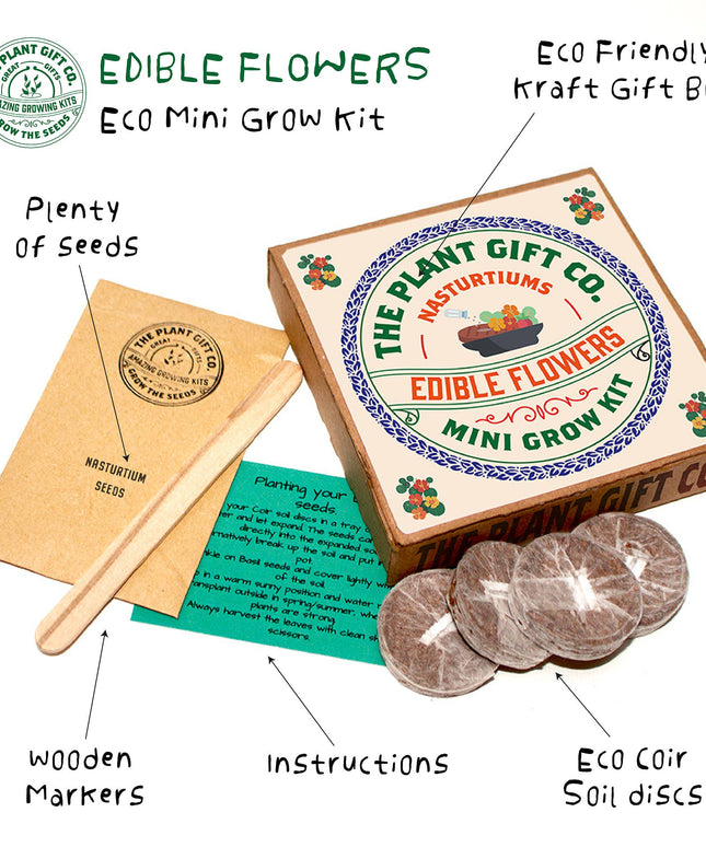 Edible Flowers Eco Grow Kit