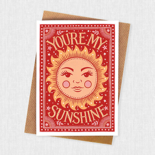 Celestial You're My Sunshine Card