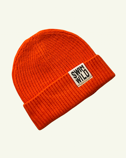 Knitted Hat - Orange