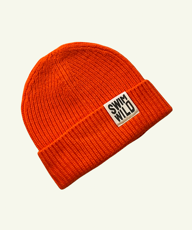 Knitted Hat - Orange