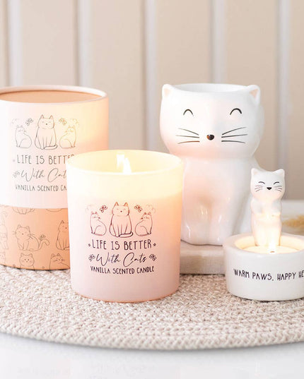 Life Is Better With Cats Vanilla Candle