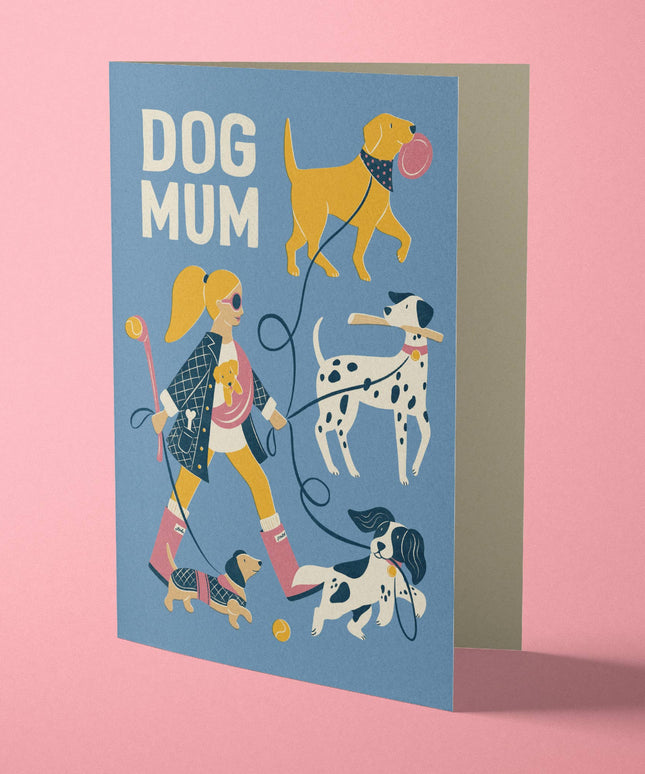 Dog Mum | Fun Dog Walking Greeting Card