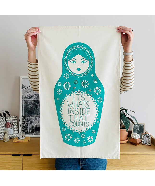 It's What's Inside - Tea Towel