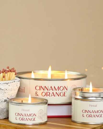 Cinnamon & Orange Paint Pot Candle I Small Tin