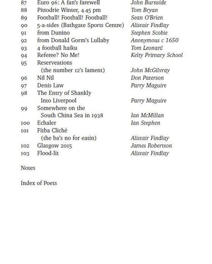 100 Favourite Scottish Football Poems by Alistair Findlay