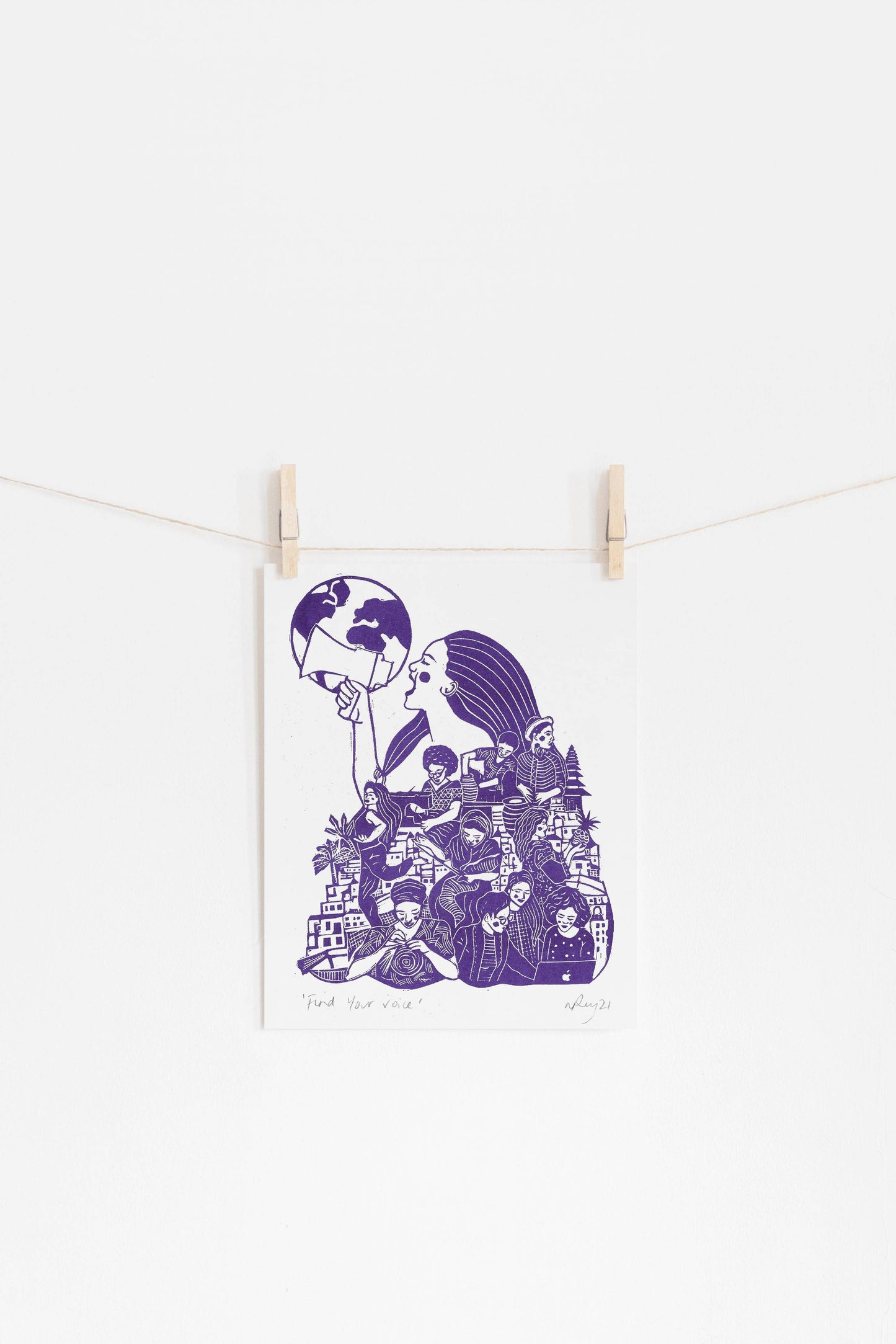 Find Your Voice Riso Print