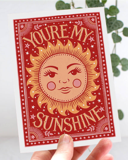 Celestial You're My Sunshine Card