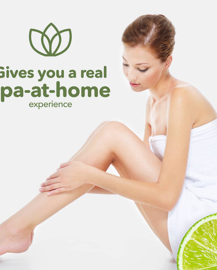 Lime Natural Body Scrub - 75g tin - Letterbox