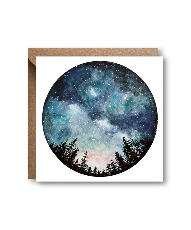 Starry Sky Greetings Card