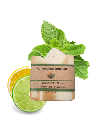Peppermint Sours Cold Process Soap bar - Vegan