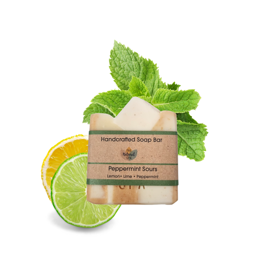 Peppermint Sours Cold Process Soap bar - Vegan